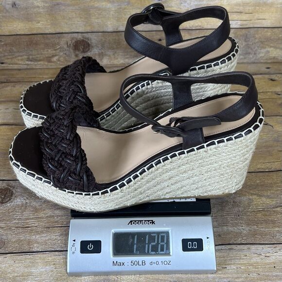 VERONICA BEARD Size 10 (EU 40.5) Women’s Sandals Espadrille leather Strap - Picture 16 of 16